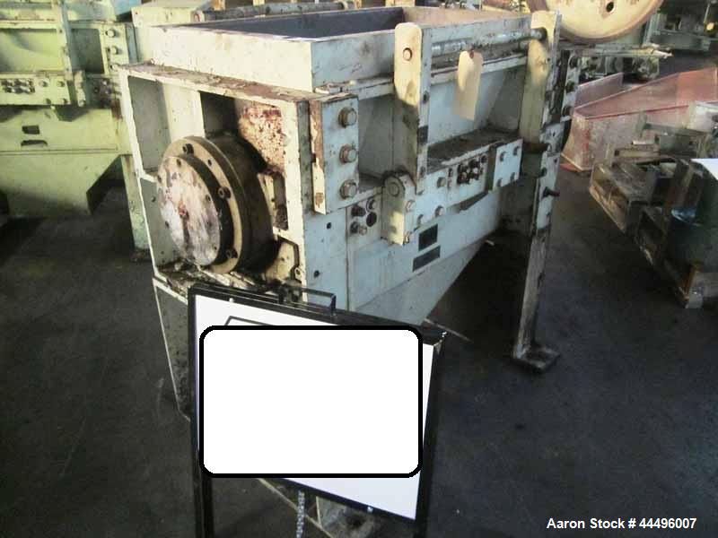 Used; CUMBERLAND MODEL 18 x 37 GRANULATOR, 18" X 37" FEED THROAT, 5 KNIFE STEEP ANGLE STEP ADJUSTABLE ROTOR KNIVES (10 SEGMENTS), 2 BED KNIVES, DESIGNED FOR FILM GRANULATION AND FILM BLOW IN IN-FEED,...
