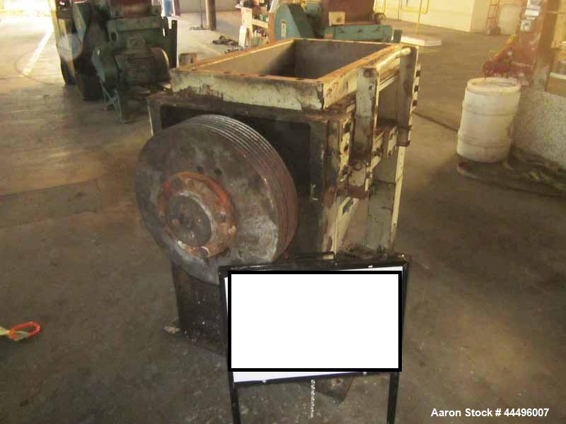 Used; CUMBERLAND MODEL 18 x 37 GRANULATOR, 18" X 37" FEED THROAT, 5 KNIFE STEEP ANGLE STEP ADJUSTABLE ROTOR KNIVES (10 SEGMENTS), 2 BED KNIVES, DESIGNED FOR FILM GRANULATION AND FILM BLOW IN IN-FEED,...