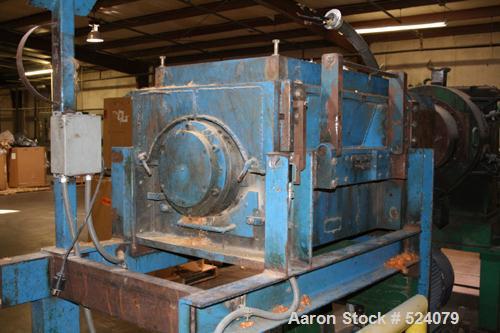USED: Cumberland granulator, model 37B. 18" x 37" opening. 5 knife open rotor, 2 bed knives, 100 hp motor, Gaylord style discharge.