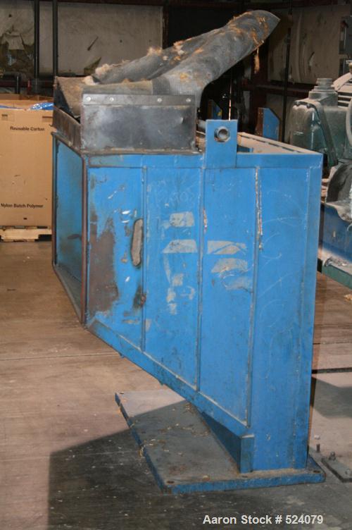 USED: Cumberland granulator, model 37B. 18" x 37" opening. 5 knife open rotor, 2 bed knives, 100 hp motor, Gaylord style discharge.
