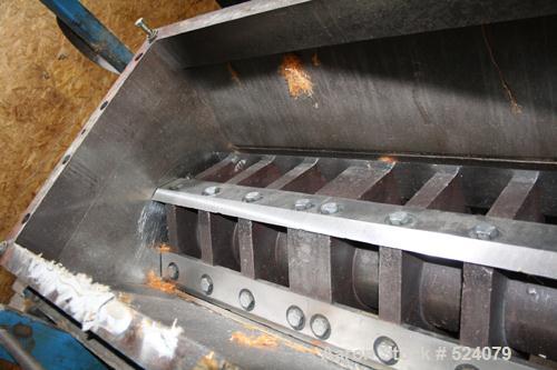 USED: Cumberland granulator, model 37B. 18" x 37" opening. 5 knife open rotor, 2 bed knives, 100 hp motor, Gaylord style discharge.