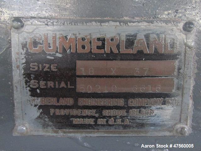 Used- Cumberland Granulator, Model 37