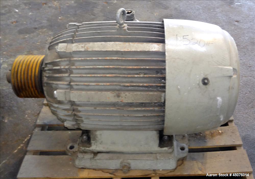 Used Cumberland Granulator, Model 50 Gran. 7KN. Approximate 50" x 25" feed opening with a bolt on hopper. Approximate 25" diameter cutting circle with 7 rows of 2 bolt on blades, open rotor, set up f...
