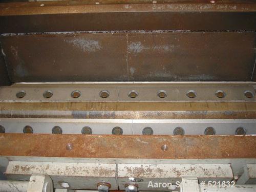USED: Cumberland granulator, model 50F. 20" x 50" opening, new feed hopper, 8 knife solid rotor, 2 bed knives, 150 hp motor, water jacketed housing, starter. Includes 2 complete sets of extra new bla...