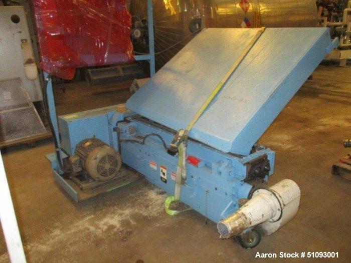Used Cumberland Model 56T sheet fed granulator
