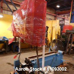Used Cumberland Model 56T sheet fed granulator, Serial Number 209350-02004.  Granulator includes 3 knife rotor, 45 Deg. inclined infeed hopper, rubber to metal feed rolls, belt driven 10 hp main moto...