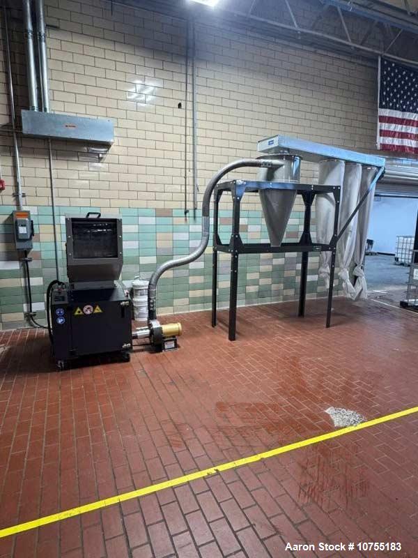 Used Cumberland FX1018 Granulation System with Airveyor, Cyclone & Blower – 15 HP Industrial Plastic Granulator (2022)