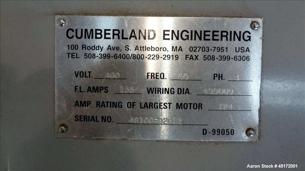 Used Cumberland Granulator, Model X1000