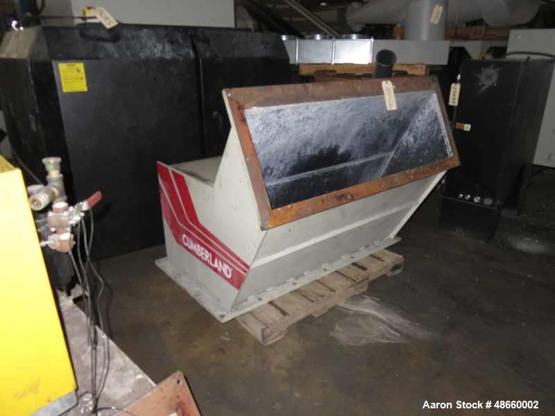 Used Cumberland Granulator, Model X1400, Carbon Steel.