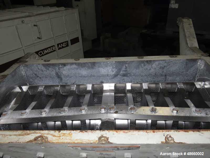 Used Cumberland Granulator, Model X1400, Carbon Steel.
