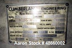 Used Cumberland Granulator, Model X1400, Carbon Steel.