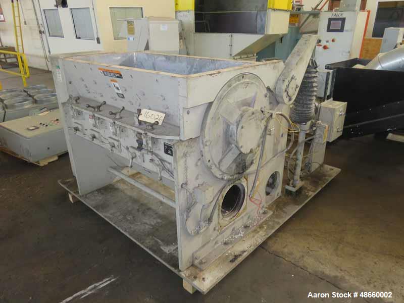 Used Cumberland Granulator, Model X1400, Carbon Steel.