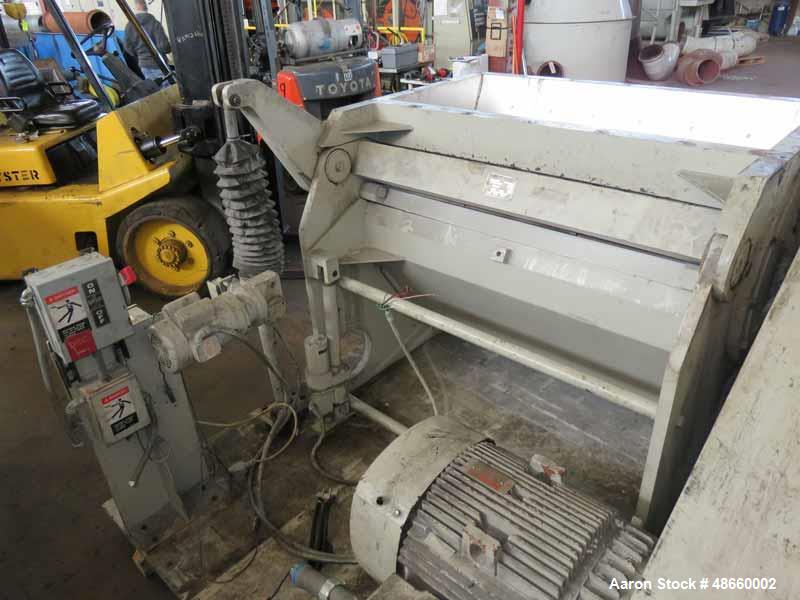 Used Cumberland Granulator, Model X1400, Carbon Steel.