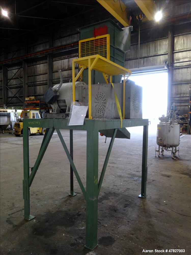 Used Grinder, 3 Knife Open Rotor, Approximate 24" x 18" Feed With Tilt Pelican