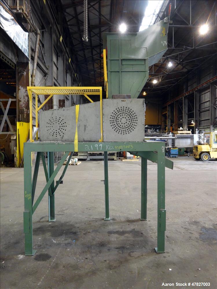 Used Grinder, 3 Knife Open Rotor, Approximate 24" x 18" Feed With Tilt Pelican
