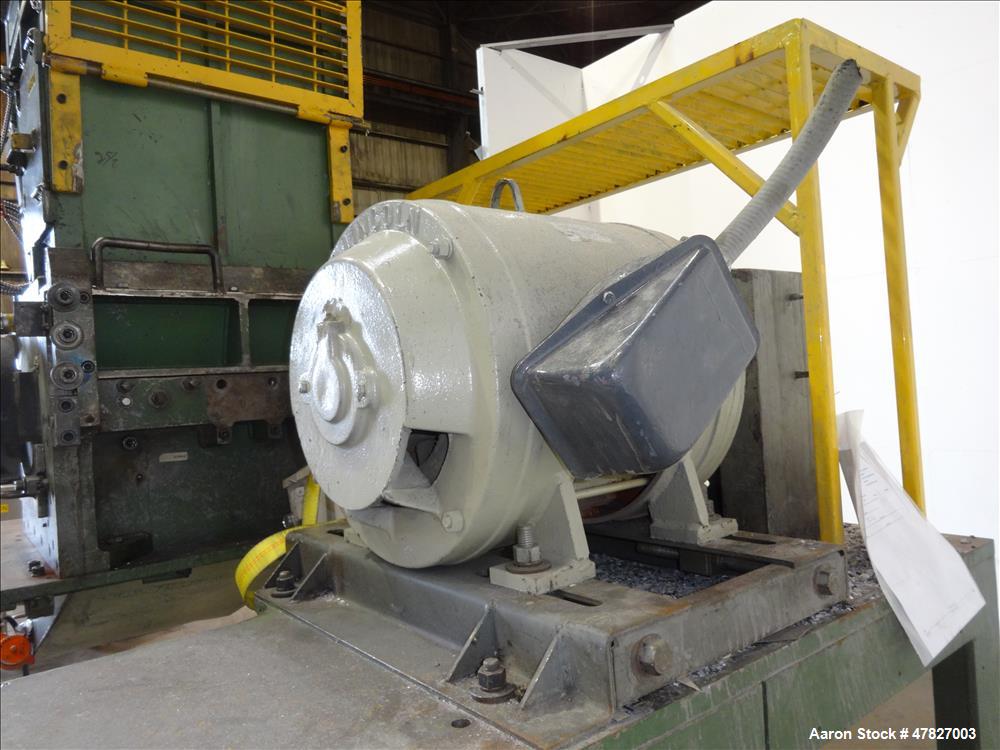 Used- Grinder, 3 Knife Open Rotor, Approximate 24" x 18" Feed With Tilt Pelican