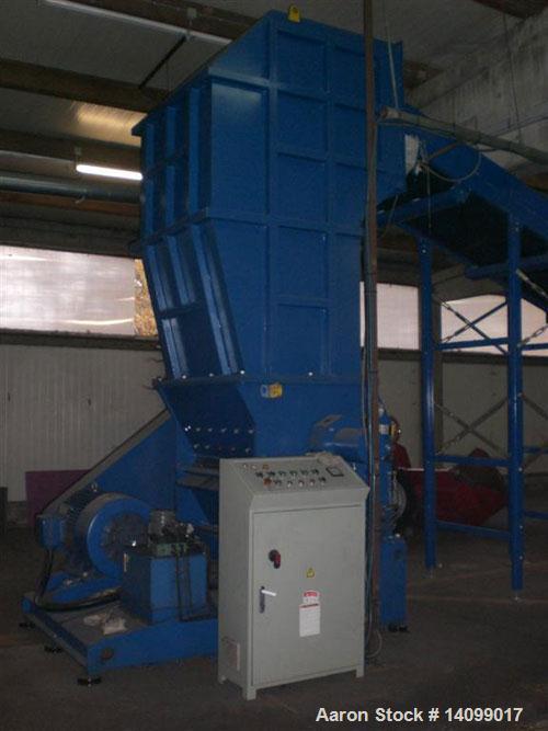 Used DHB PC 66120 All-Purpose Heavy Duty Granulator with double cross cutting action.  120 Hp (90 kW) motor.  Feed opening 47" x 25" (1200 x 660 mm).  (5) Rotor knives.  (3) Stator knives.  Rotor dia...