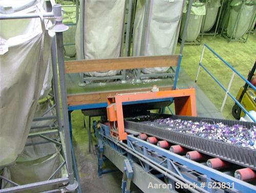 USED: Dreher plastic mill, type S 60/100 SRV. Complete line consisting of (1) Dreher mill, 48 rotor knives, 17 stator knives, 19 sieves 6-10 mm, driven by a 125 hp (90 kW) motor. (1) Jost sifter SUZ ...