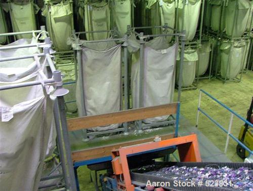 USED: Dreher plastic mill, type S 60/100 SRV. Complete line consisting of (1) Dreher mill, 48 rotor knives, 17 stator knives, 19 sieves 6-10 mm, driven by a 125 hp (90 kW) motor. (1) Jost sifter SUZ ...