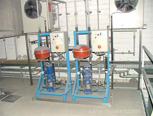 USED: Dreher plastic mill, type S 60/100 SRV. Complete line consisting of (1) Dreher mill, 48 rotor knives, 17 stator knives, 19 sieves 6-10 mm, driven by a 125 hp (90 kW) motor. (1) Jost sifter SUZ ...