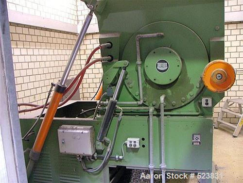 USED: Dreher plastic mill, type S 60/100 SRV. Complete line consisting of (1) Dreher mill, 48 rotor knives, 17 stator knives, 19 sieves 6-10 mm, driven by a 125 hp (90 kW) motor. (1) Jost sifter SUZ ...