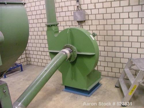 USED: Dreher plastic mill, type S 60/100 SRV. Complete line consisting of (1) Dreher mill, 48 rotor knives, 17 stator knives, 19 sieves 6-10 mm, driven by a 125 hp (90 kW) motor. (1) Jost sifter SUZ ...