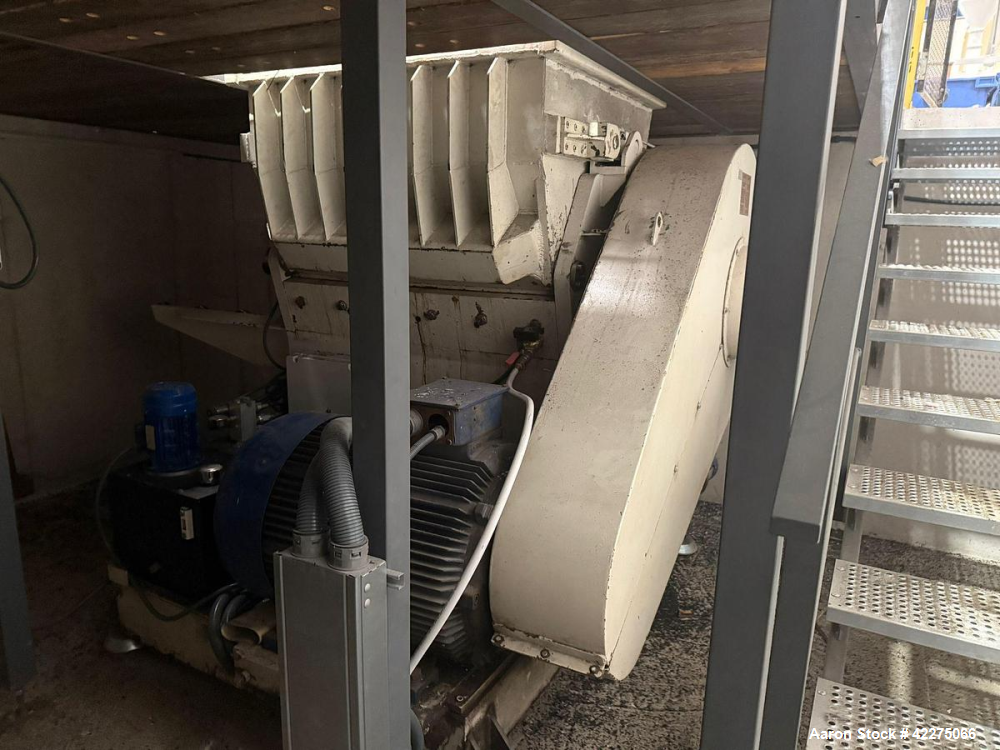 Used Eurotecno 1200mm Heavy-Duty Granulator | 600mm Rotor | 12 Rotor Knives | 132 kW Motor | Plastics Recycling