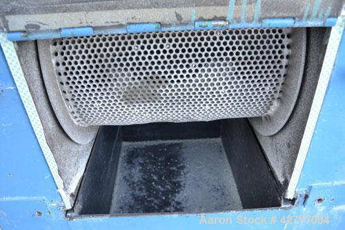 Used Foremost Granulator, Model HD5. Approximate 20" long 2 bolt on blade open rotor. Tilt back pelican feed hopper. Driven by a 30 hp, 3/60/230/460 volt, 1765 rpm motor. Includes a bottom collection...