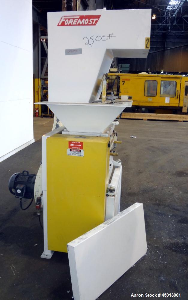 Used Foremost Machine High Shear Granulator System