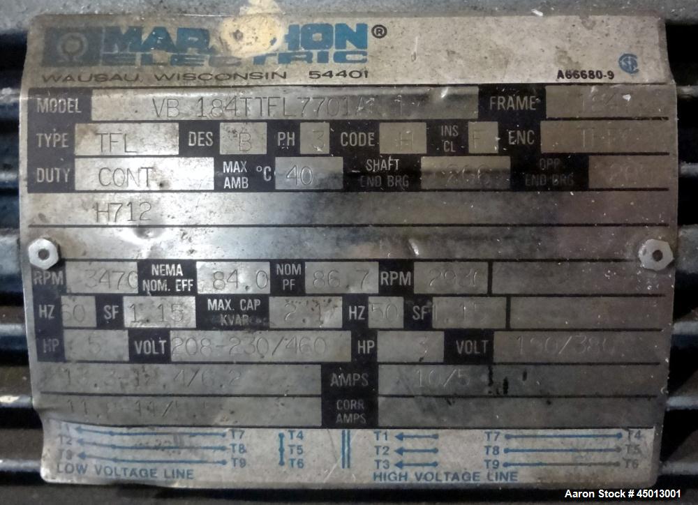Used Foremost Machine High Shear Granulator System