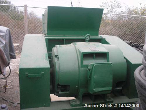 Used Foremost grinder, 100 hp, model SS30. New blades and control panel, double rotor GE 100 hp motor. Previously used on film, sheets, raffia. Angled and staggered blade design.