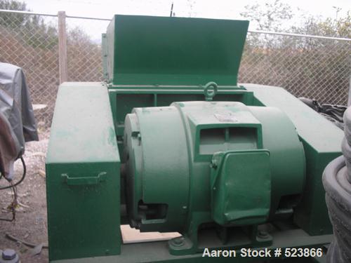 USED: Foremost grinder driven by a 100 hp AC motor. Max rpm 1780,440V/60 hz/3 ph. New blades. Includes control panel, no screen.