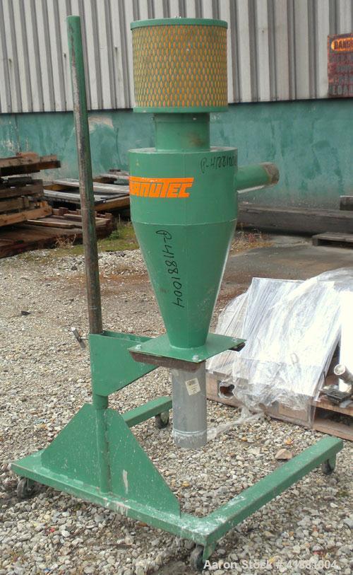 Used Granutec Granulator, Model 1212LPZ-10. Approximate 10" diameter x 12" long open rotor with 3 bolt on blades. Tilt back pelican feed hopper. Driven by a 10 hp, 3/60/230/460 volt, 1750 rpm motor. ...
