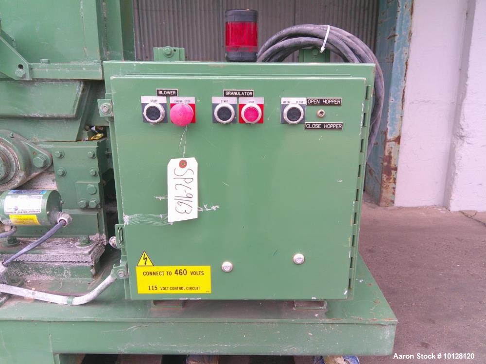 Used Granutec 1216PG-30 Plastic Granulator | 30 HP Industrial Plastic Grinder