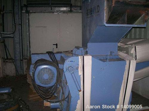 Used-Neue Herbold LP 450/300 F9  Granulator suitable for profiles.  49.3 hp/37 kW, 50 hz, (9) rotor knives, (2) stator knive...