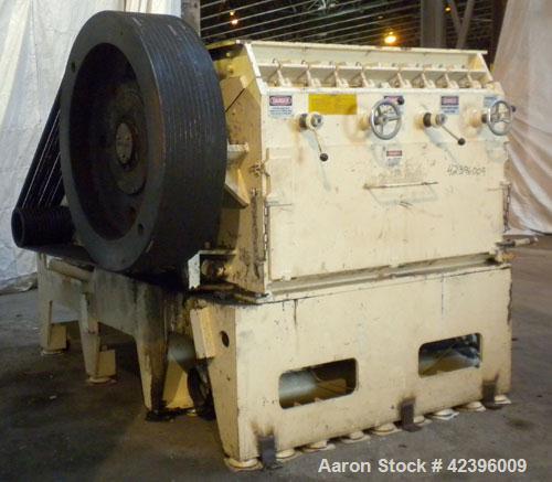 Used Neue Herbold Granulator, Type SM-800/1600H7-3. Feed opening 940mm x 1560mm (37’’ x 61.4’’). 800mm (31.4’’) Diameter open rotor with bolt on blades. Driven by a 215 hp, 3/60/460 volt, 1785 RPM mo...