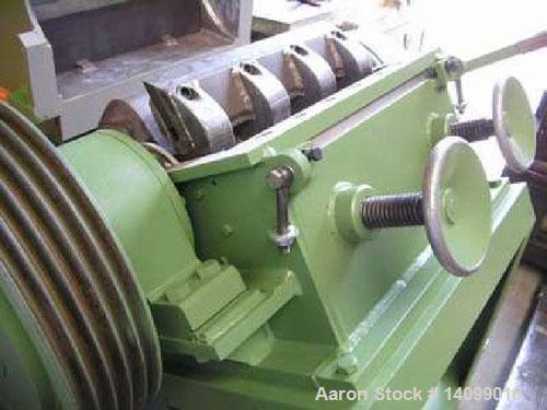 Used Herbold SMS 45/60-H5-3 All-Round Granulator with deflection wedge.  49 Hp (37 kW) motor.  Feed opening 23.6" x 17.7" (600 x 450 mm).  (5) Rotor knives.  (3) Stator knives.  Rotor diameter 17.7" ...