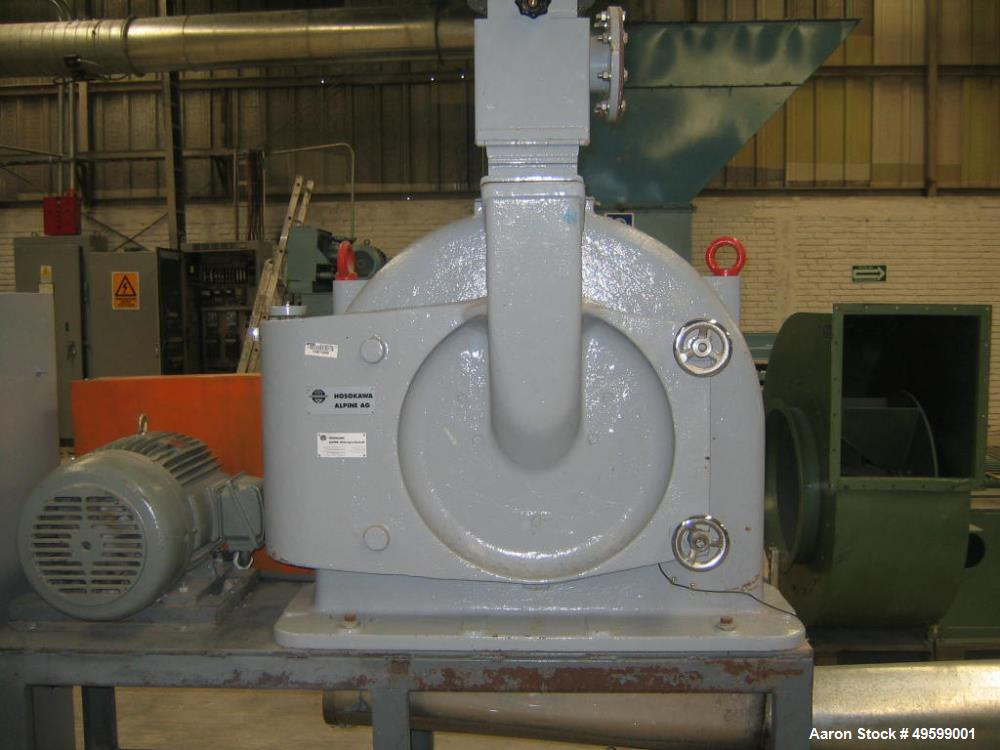 Used Hosokawa Alpine Mill, Model UPZ500. Series LFH257725005. 30 HP Motor, 460 Volt.