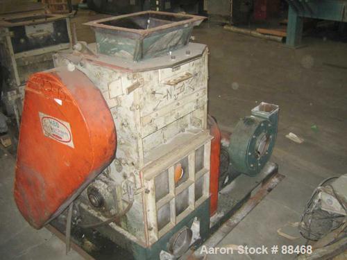 USED: Hydro Claim dual chamber film grinder with approcimately 12" x 18" priimary feed. Driven by a 40 hp motor.
