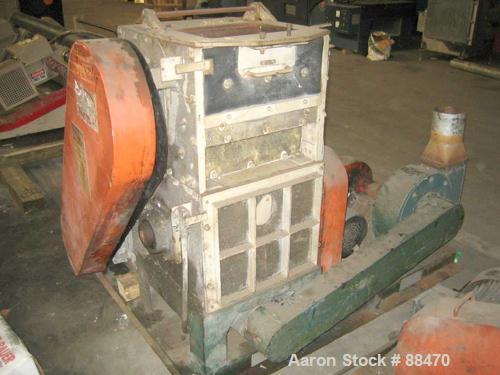 USED: Hydro Claim dual chamber film grinder with approximately 12" x 18" primary feed. Driven by a 40 hp motor.