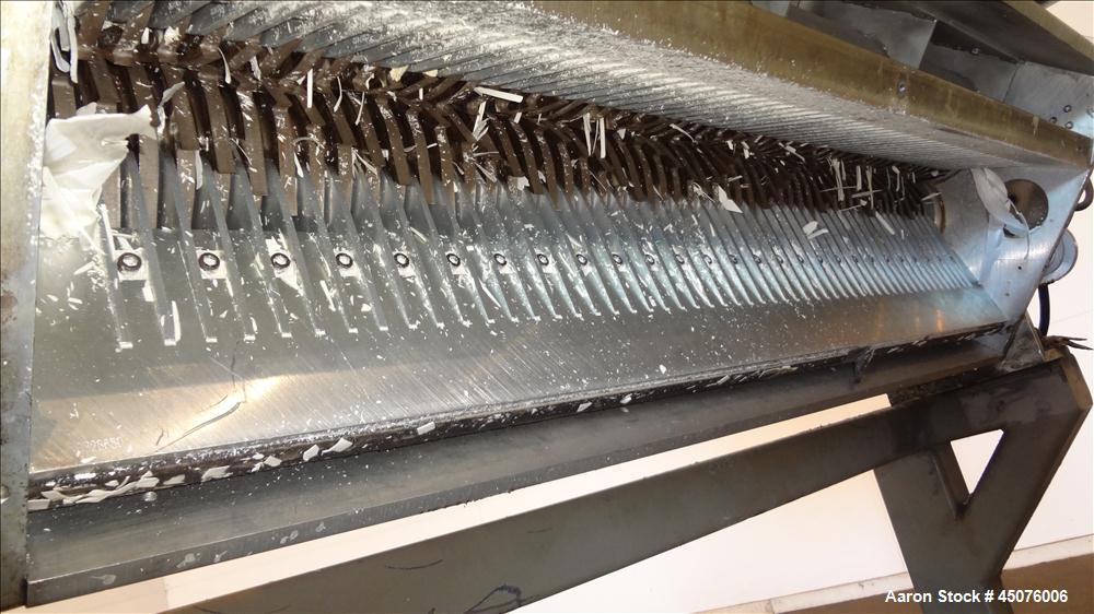 consisting shredding granulating