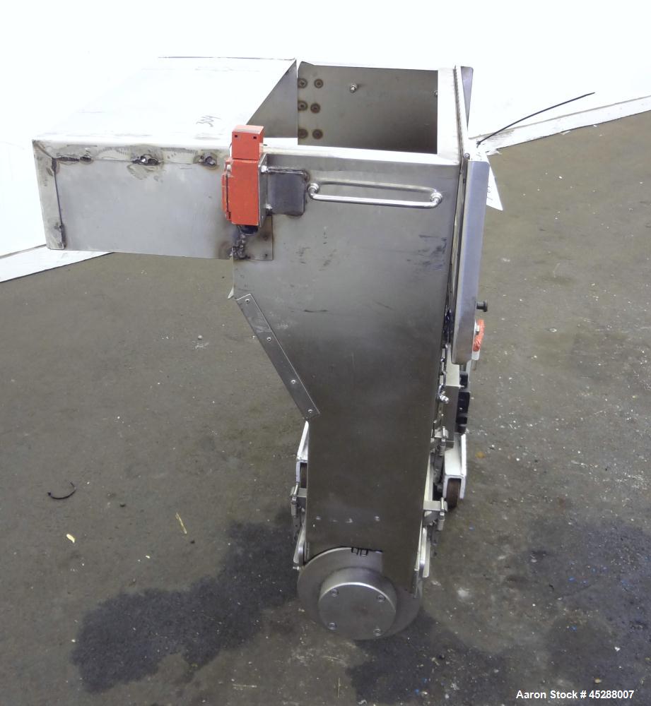 Used Stainless Steel Plastic Recycling Machinery Auger Fed Granulator, Model MG