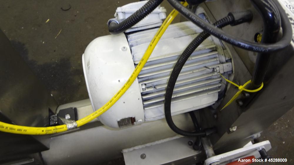 Used Stainless Steel Plastic Recycling Machinery Auger Fed Granulator, Model MG