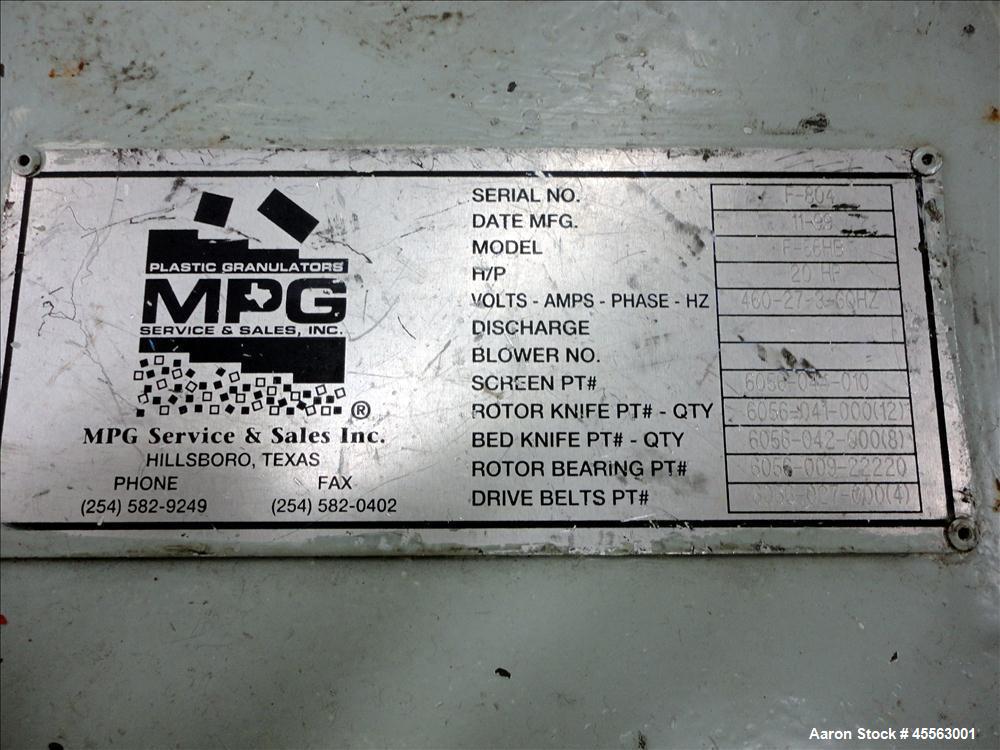 Used MPG Grinder, Model # F-56HB