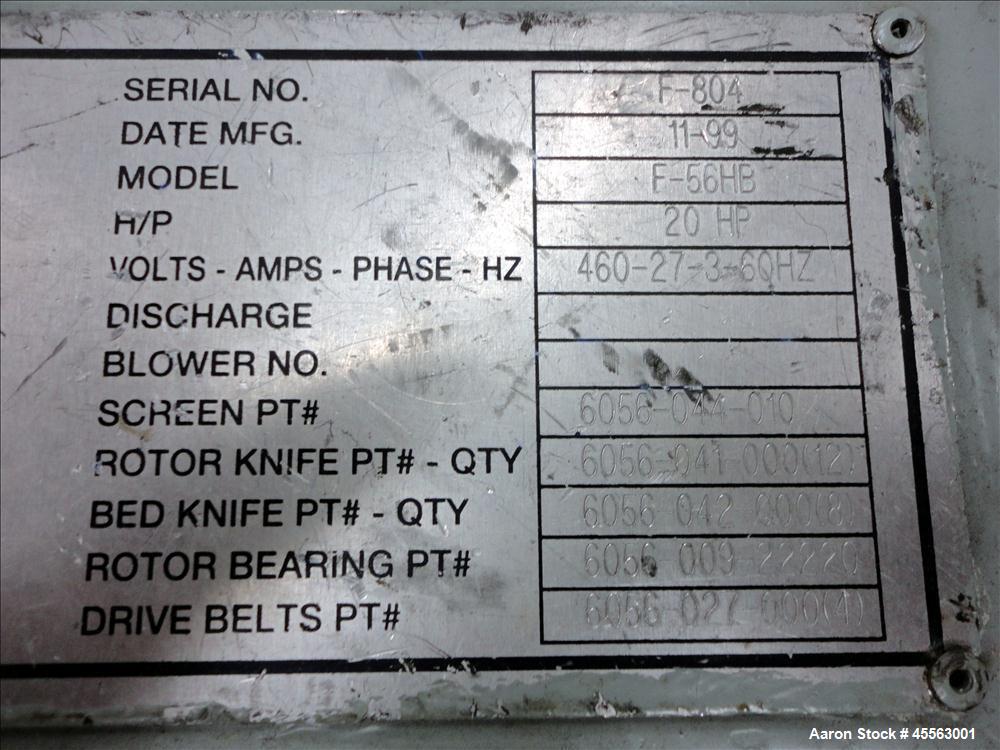 Used MPG Grinder, Model # F-56HB