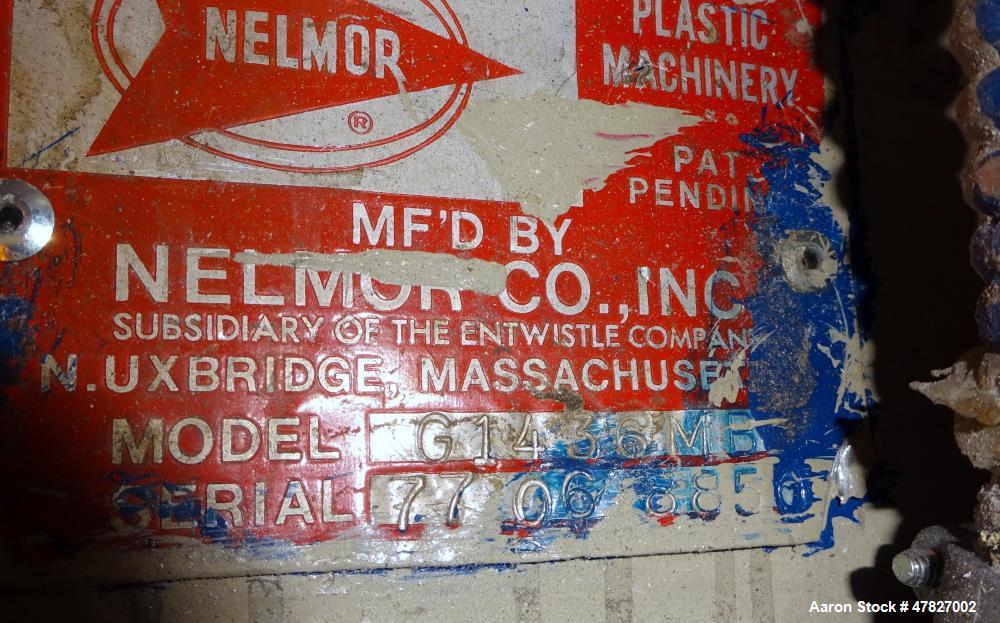 Used Nelmor Grinder, Model G1436MR. Approximate 14" x 36" feed.