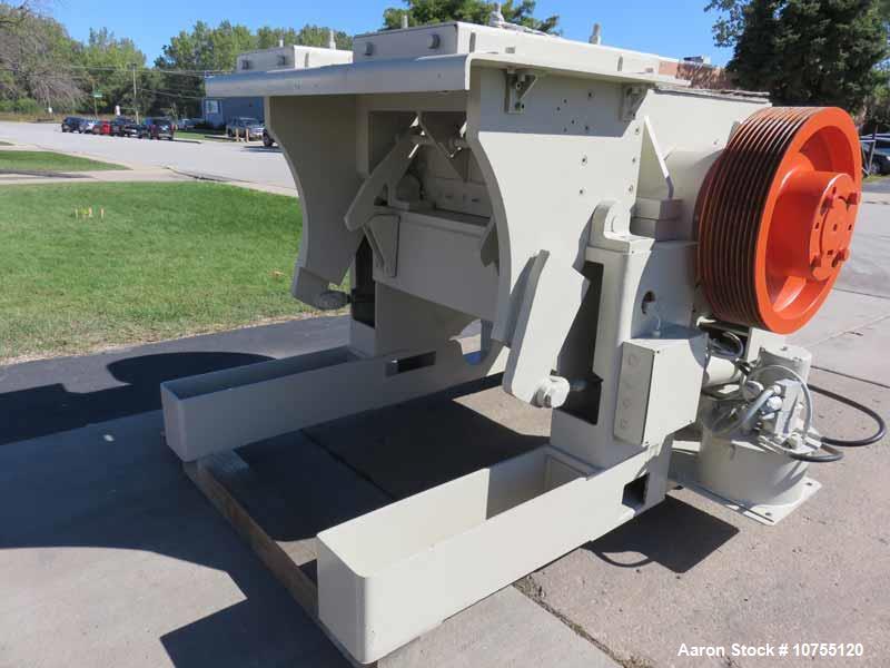 Used- NELMOR MODEL G2436M1 GRANULATOR, S/N 7405-7208, 24" X 36" FEED THROAT, 5 KNIFE STAGGERED HOG ROTOR, 2 BED KNIFE, IN-FE...