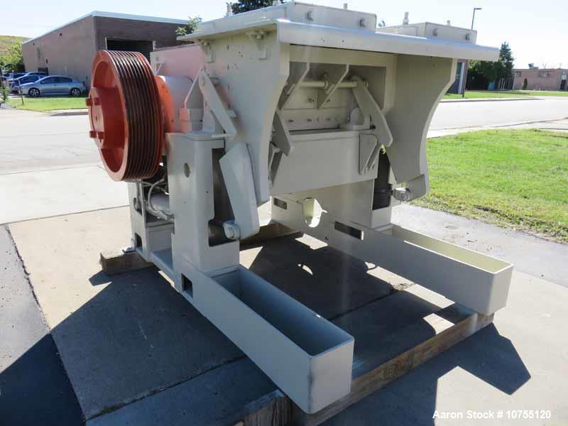 Used- NELMOR MODEL G2436M1 GRANULATOR, S/N 7405-7208, 24" X 36" FEED THROAT, 5 KNIFE STAGGERED HOG ROTOR, 2 BED KNIFE, IN-FE...