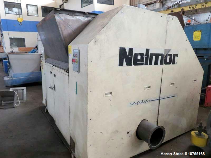 Used Nelmor RG2257 Granulator – 22" x 57" Feed, 150 HP, Clam Shell Chamber, Airveyor Discharge, OEM Controls