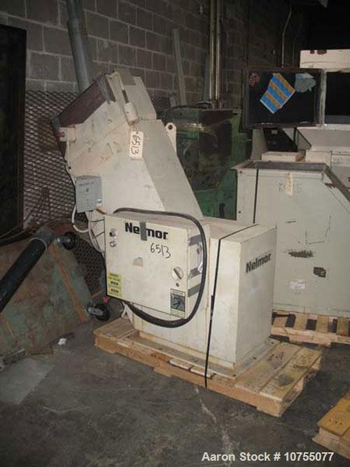 Used-Nelmor G16295P1 Granulator. Insulated side feed, 16" x 29.5" cutting chamber, 3 knife solid rotor, D2 bed knives, scree...